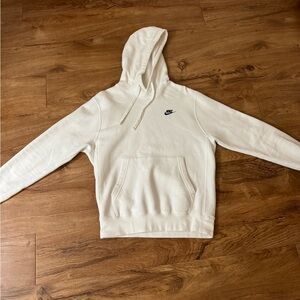 Nike plain white hoodie